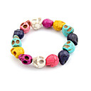 Original Hand-woven and  High Quality Pottery Skull Bracelet(Christmas Gifts)