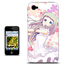 Anohana Meiko Honma Colorful Flower Version Anime Case for iPhone 4/4s