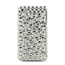 Protective Hard Case with Crystals and Pearl for iPhone 4