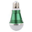 E27 5W Natural White Green Cover LED Ball Bulb (90-265V)