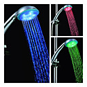  3.3-inch 5–LED Shower Head (Plastic, Chrome Finish)