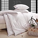White Solid 300 Thread Count Full/Queen-size Down Alternative