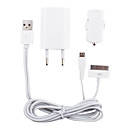 3-in-1 Charging Kit for iPhone 4, 4S, Samsung, HTC and Others