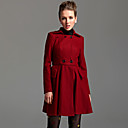 TS Double Breasted Lapel Pea Coat