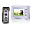 7 polegadas TFT colorido LCD de vídeo porta telefone sistema de interfone com câmera à prova d'água (420 TVL)