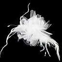 Gorgeous Satin / Feder Kopfschmuck Braut