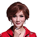 Mono Top Short Light Brown 100% Human Hair Wig