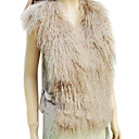 Genuine Mongolian/Rabbit Fur Fashion Vest