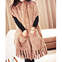 Genuine Rabbit Fur Shawl – Large
