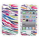 Protective Smooth Polycarbonate Front and Back Case for iPhone 4 and iPhone 4S (Colorful Stripes)