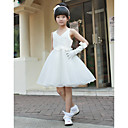 Ball Gown Halter Neck Knee-length Flower Girl Dress