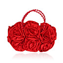Silk With Imitation Pearl Clutch/Evening Bag (More Colors)
