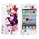 Protective Smooth Polycarbonate Front and Back Case for iPhone 4 and iPhone 4S (Butterflies)