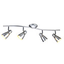 Semi Flush Mount with 4 Lights - Downward