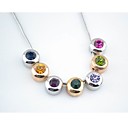 Women's Rainbow Crystal Necklace