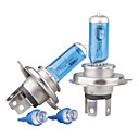 H4 P43T 100W Super White Car Bulbs DC 24V 1 Pair (Get Two Sugnal Blubs Free)