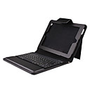 Protective Slim Lined Leather Case for The iPad with Keyboard Built-in (Bluetooth)