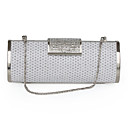 Faux Leather/Sparkling Glitter With Crystal/Rhinestone Evening Bag/Clutch