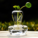 Mushroom Design Clear Glass Vase Centerpiece