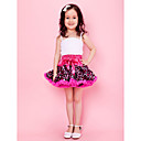 saia menina chiffon com laço de fita
