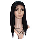 Lace frente médio longo yaki em linha reta 100% na Índia reme cores de cabelo peruca múltiplas disponível
