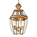 gouden klassieke hanglamp met 4 lampjes