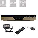 Entry-Level 8 Channel DVR (500G HDD, H.264 Compression, Network)