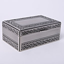 Personalized Vintage Tutania Rectangle Simple Design Jewelry Box