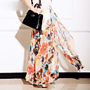 bloemenprint chiffon rok