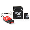 MicroSDHC de 32 GB tarjeta de memoria con lector USB microSD y el adaptador de microSD