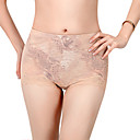 chinlon Boyshorts medios escritos shaper cintura con la impresión / de encaje