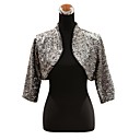  Elegant 3/4-Length Sleeve Sequined Special Occasion Jacket / Wrap