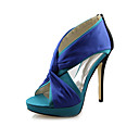 sandali tacco a stiletto in raso di partito / scarpe da sera