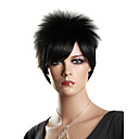 Capless High Quality Synthetic Fashion Short Black Lady's Wig Party Wigs