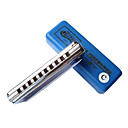 Huang - (102-c) Blues Harp Mundharmonika C key/10 holes/20 Töne / Messing Kamm