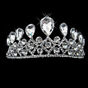 liga de prata de strass e pérola projeto da coroa nupcial tiara