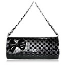 elegante borsa da sera con pu bowknot