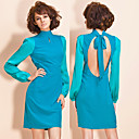 TS Open-back High Neck Dress (More Colors)
