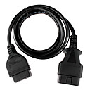 OBD2 16-pin maschio a femmina, cavo di prolunga