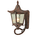 Antique Inspired Wall Light with 1 Light