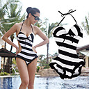 Strips Underwire Triangular Connecting Swimming Suit