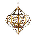 gouden 3 - licht hanglamp in antieke stijl