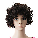 Capless 100% Human Hair Natural Black Short Lovely Curly Wig