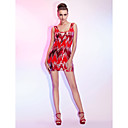 Sheath/Column Scoop Short/Mini Sequined Cocktail Dress