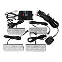 4x4 leidde voorzichtig licht met schakelaar en controller, DC 12V (blauw en rood)