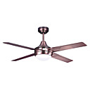 60w contemporanea ferro ventilatore a plafoniera con 2 - way modalità di finitura placcano