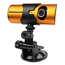 1280x480 2.7 Inch Display Car DVR with Dual Camera, Loop Recording