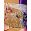 Shell and Starfish Frosted Glass Coasters(set of 2)