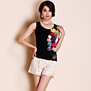 ts a mano decorativo rainbow flower t-shirt