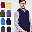 toevallige mens 'v kraag wol vest